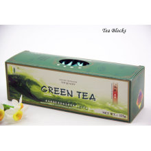 125g cosmetic and digestive green tea blocks